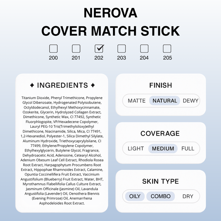 Nerova Cover Match Stick